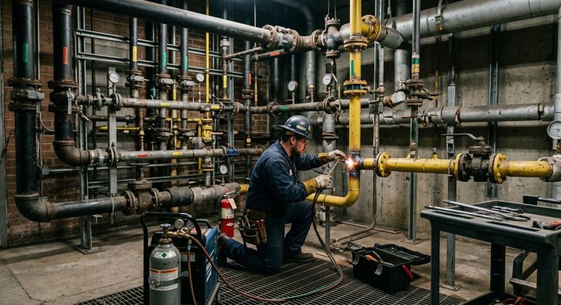 Commercial Gas Line Repair in Denver County, CO