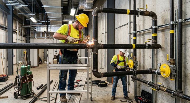 Commercial Gas Line Service in Denver County, CO