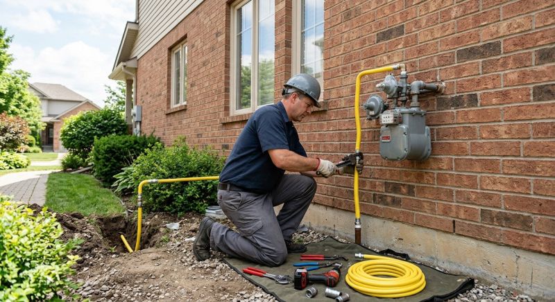 Fire Pit Gas Line Installation in Kansas City, MO