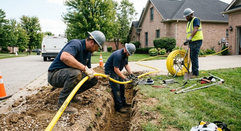 Gas Line Installation in Annapolis, MD