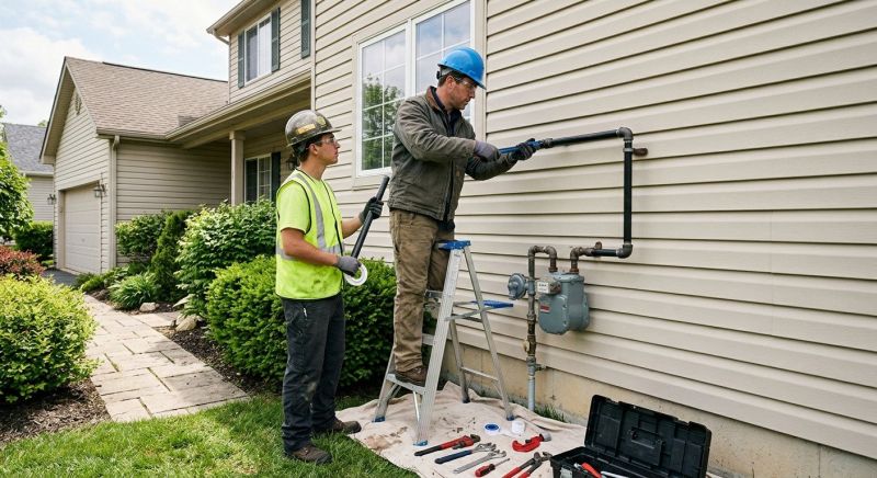 Gas Line Installation in Fredericksburg, VA